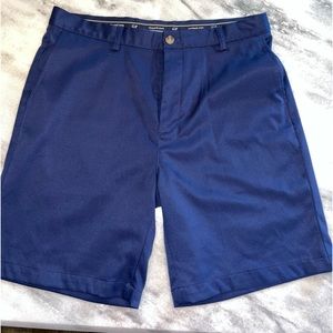 Navy Blue Vineyard Vines performance, golf shorts. 36” waist and 9” inseam
